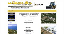 Desktop Screenshot of grade-all.com